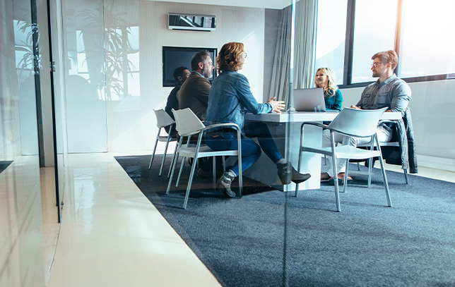 conference room meeting group